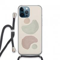 CaseCompany Geo #10: iPhone 13 Pro Max Transparant Hoesje met koord