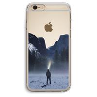 CaseCompany Wanderlust: iPhone 6 Plus / 6S Plus Transparant Hoesje