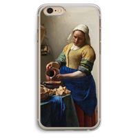 CaseCompany The Milkmaid: iPhone 6 Plus / 6S Plus Transparant Hoesje