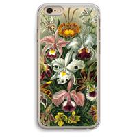 CaseCompany Haeckel Orchidae: iPhone 6 Plus / 6S Plus Transparant Hoesje