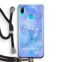 CaseCompany Sterrenbeeld - Licht: Huawei P Smart (2019) Transparant Hoesje met koord