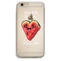 CaseCompany One In A Melon: iPhone 6 Plus / 6S Plus Transparant Hoesje