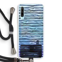CaseCompany Verrassende lijnen: Huawei P Smart Pro Transparant Hoesje met koord
