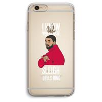 CaseCompany Sleigh Bells Ring: iPhone 6 Plus / 6S Plus Transparant Hoesje