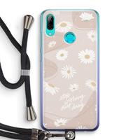 CaseCompany Daydreaming becomes reality: Huawei P Smart (2019) Transparant Hoesje met koord