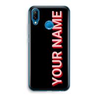 CaseCompany Namecase: Huawei P20 Lite Transparant Hoesje