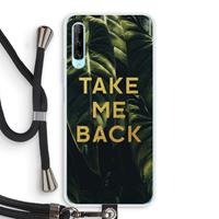 CaseCompany Take me back: Huawei P Smart Pro Transparant Hoesje met koord