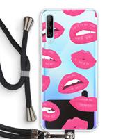 CaseCompany Bite my lip: Huawei P Smart Pro Transparant Hoesje met koord