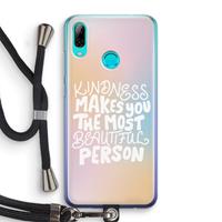 CaseCompany The prettiest: Huawei P Smart (2019) Transparant Hoesje met koord