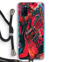 CaseCompany Endless Descent: Oppo A92 Transparant Hoesje met koord