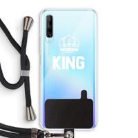 CaseCompany King zwart: Huawei P Smart Pro Transparant Hoesje met koord
