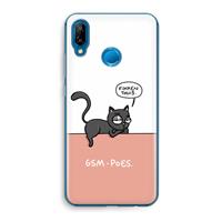 CaseCompany GSM poes: Huawei P20 Lite Transparant Hoesje