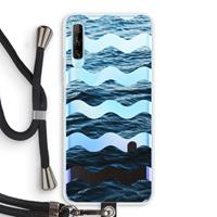 CaseCompany Oceaan: Huawei P Smart Pro Transparant Hoesje met koord