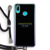 CaseCompany Retro: Huawei P Smart (2019) Transparant Hoesje met koord