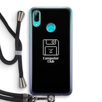 CaseCompany Hello: Huawei P Smart (2019) Transparant Hoesje met koord