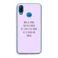 CaseCompany Sprong: Huawei P20 Lite Transparant Hoesje