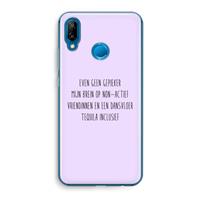 CaseCompany Tequila: Huawei P20 Lite Transparant Hoesje