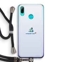 CaseCompany MSN: Huawei P Smart (2019) Transparant Hoesje met koord