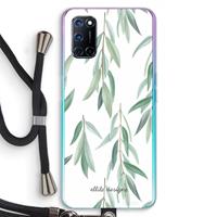 CaseCompany Branch up your life: Oppo A92 Transparant Hoesje met koord