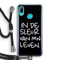 CaseCompany De Sleur: Huawei P Smart (2019) Transparant Hoesje met koord