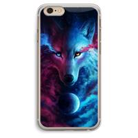 CaseCompany Where Light And Dark Meet: iPhone 6 Plus / 6S Plus Transparant Hoesje