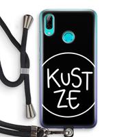 CaseCompany KUST ZE: Huawei P Smart (2019) Transparant Hoesje met koord