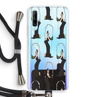 CaseCompany Pop Some Kim: Huawei P Smart Pro Transparant Hoesje met koord