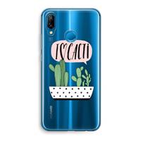 CaseCompany I love cacti: Huawei P20 Lite Transparant Hoesje