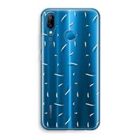 CaseCompany Hipster stripes: Huawei P20 Lite Transparant Hoesje