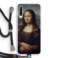 CaseCompany Mona Lisa: Huawei P Smart Pro Transparant Hoesje met koord