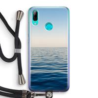 CaseCompany Water horizon: Huawei P Smart (2019) Transparant Hoesje met koord
