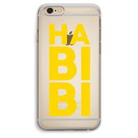 CaseCompany Habibi Blue: iPhone 6 Plus / 6S Plus Transparant Hoesje