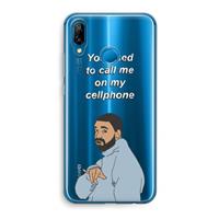 CaseCompany Hotline bling: Huawei P20 Lite Transparant Hoesje