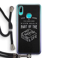 CaseCompany Life: Huawei P Smart (2019) Transparant Hoesje met koord