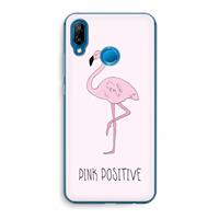 CaseCompany Pink positive: Huawei P20 Lite Transparant Hoesje