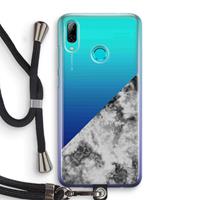 CaseCompany Onweer: Huawei P Smart (2019) Transparant Hoesje met koord