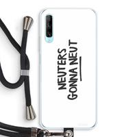 CaseCompany Neuters: Huawei P Smart Pro Transparant Hoesje met koord