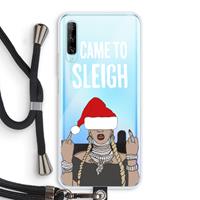 CaseCompany Came To Sleigh: Huawei P Smart Pro Transparant Hoesje met koord