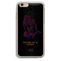 CaseCompany Praying For My Haters: iPhone 6 Plus / 6S Plus Transparant Hoesje