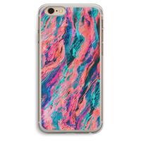 CaseCompany Electric Times: iPhone 6 Plus / 6S Plus Transparant Hoesje