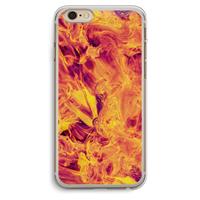 CaseCompany Eternal Fire: iPhone 6 Plus / 6S Plus Transparant Hoesje