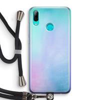 CaseCompany mist pastel: Huawei P Smart (2019) Transparant Hoesje met koord