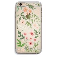 CaseCompany Botanical sweet flower heaven: iPhone 6 Plus / 6S Plus Transparant Hoesje
