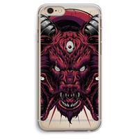 CaseCompany Hell Hound and Serpents: iPhone 6 Plus / 6S Plus Transparant Hoesje