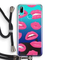 CaseCompany Bite my lip: Huawei P Smart (2019) Transparant Hoesje met koord
