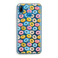 CaseCompany Pink donuts: Huawei P20 Lite Transparant Hoesje