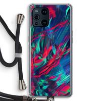 CaseCompany Pilgrims Of The Sea: Oppo Find X3 Transparant Hoesje met koord
