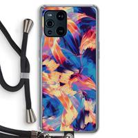 CaseCompany Tuesday Night: Oppo Find X3 Transparant Hoesje met koord