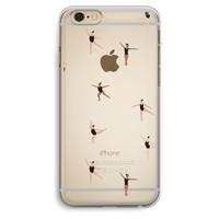 CaseCompany Dancing #1: iPhone 6 Plus / 6S Plus Transparant Hoesje