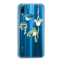 CaseCompany Hang In There: Huawei P20 Lite Transparant Hoesje